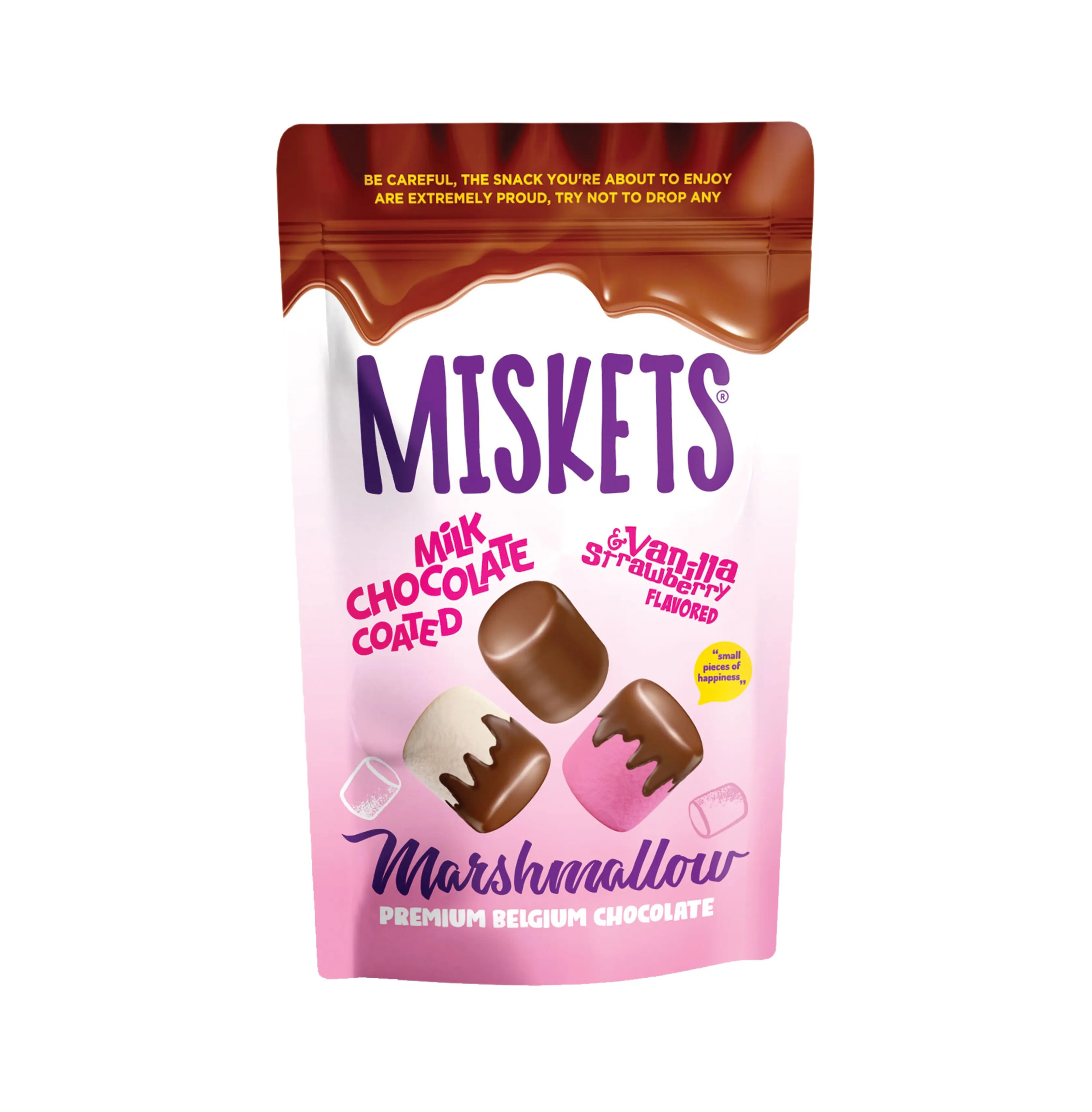 Chocolate Coated Mini Marshmallow Candy Chocolates (12 Pack)