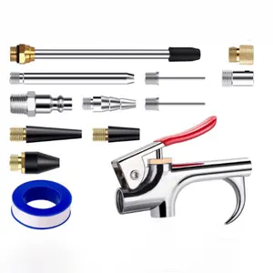 Air Blow-Gun Set, 13pcs/set Air Blow-Gun Accessories, Standard Quick Accessories Air Compressor Accessories, Power Tool Accessories, Spray Nozzle Set