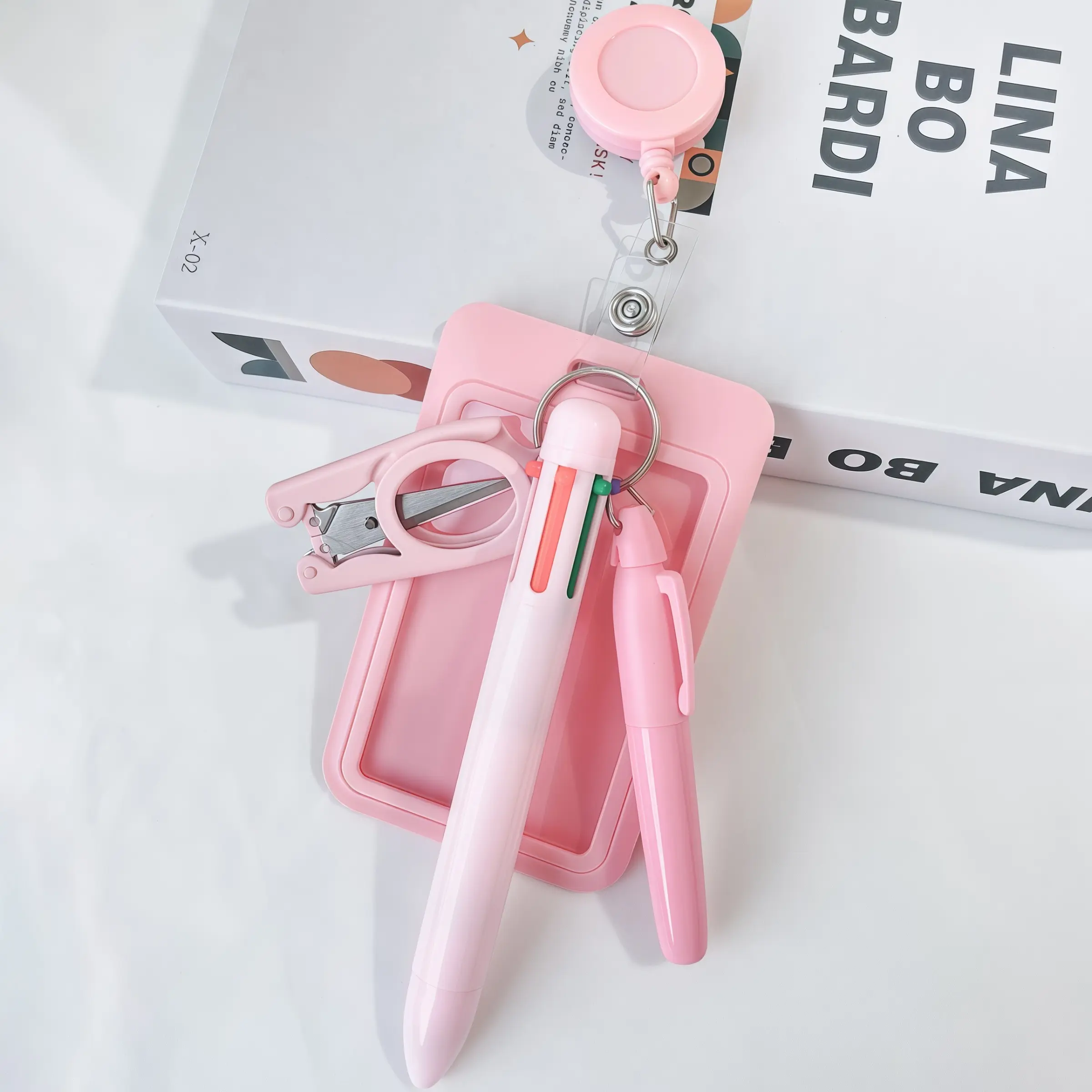 Nurse ID Medical Badge Holder with Extendable Reel, Retractable Badge Holder, ID Holders for Badges, Badge Reels Retractable, Multi-Functional Nursing Kit with Pen, Ideal for Work, School, Office, Nurses, Teachers