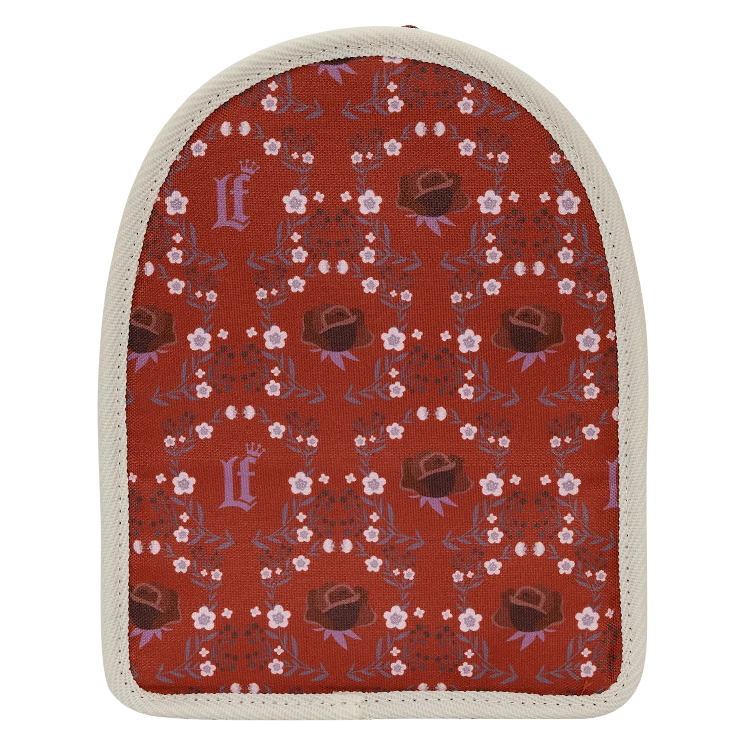 Loungefly Cream & Red Floral Light-Up Mini Backpack Bag Organizer Insert