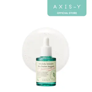 AXIS-Y Artichoke Intensive Skin Barrier Ampoule - Vegan Korean Skin Care Hydarting and Moisturizing Facial Serum with Antioxidants and Centella Asiatica for Correcting Dark Spots -  (1.01 fl oz | 30ml)