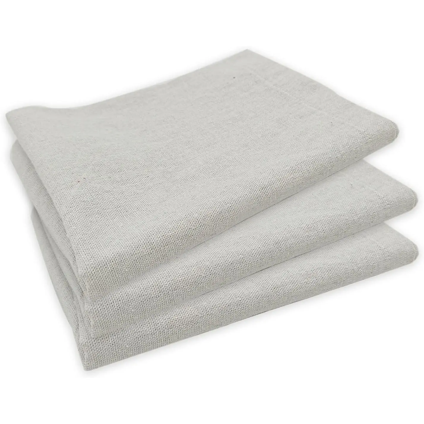 3 Pack Linen Kitchen Towels, 18x28 Inch  Pure Linen  Towels for Kitchen, Extra Soft Quick Dry for Dish Cloths Hand Towels