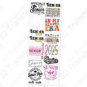 Senior Year Celebrations Premade DTF Transfer Gangsheet - 22" x 60"