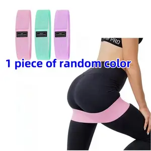 Random Color Resistance Band for Fitness, Non-Slip Elastic Tension Rope for Leg & Glute Training, Stretching, Yoga & Pilates, Workout Band, Exercise Bands