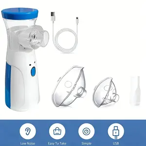 Portable Smart Humidifier, Rechargeable Handheld Humidifier for Home/travel Respiratory Care, Ultra-Large Mist Portable Inhaler for Adults & Kids