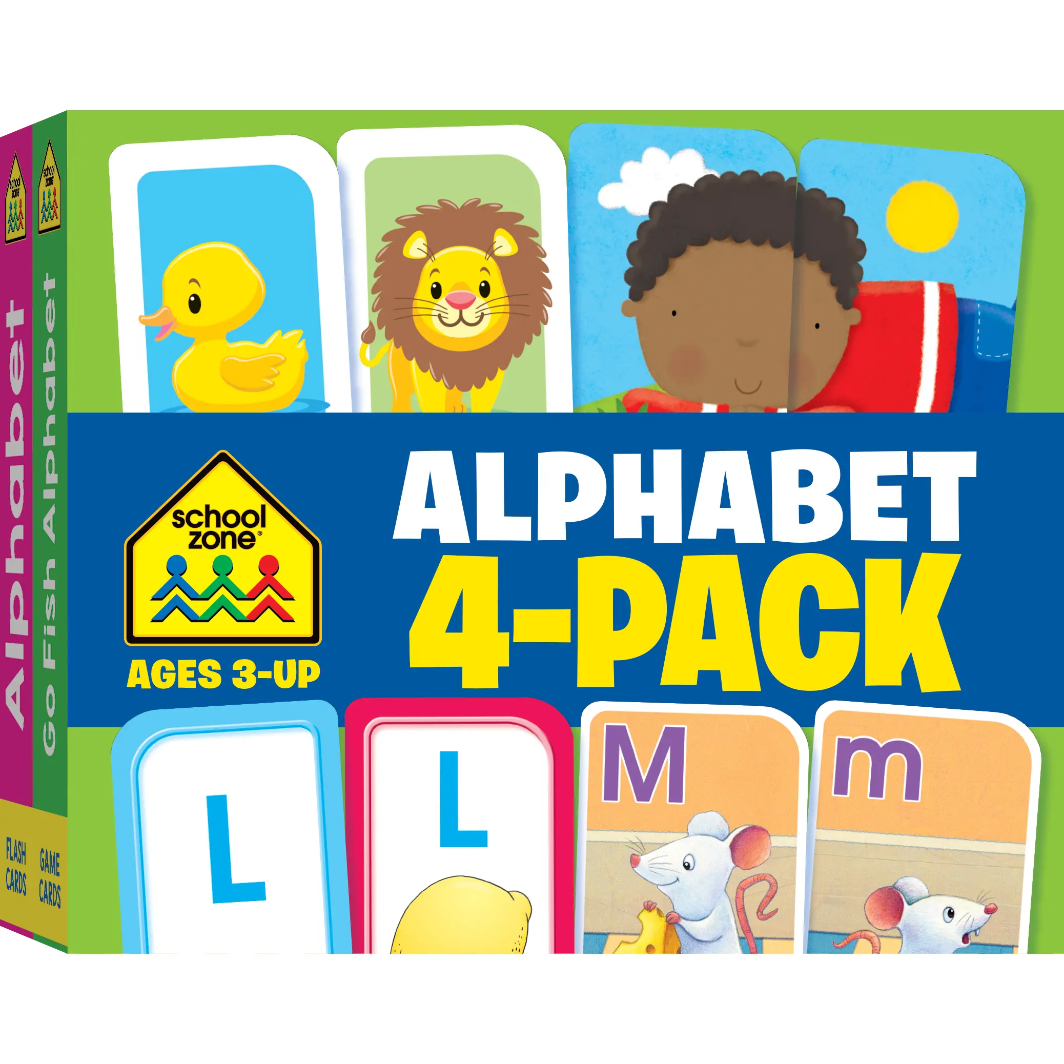 Alphabet Flash Cards (4-Pack)
