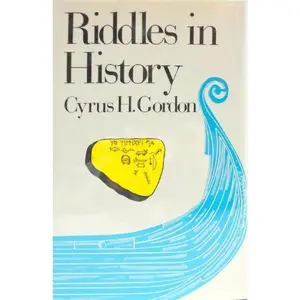 USED-Riddles in History by Gordon, Cyrus Herzl (Hardcover)