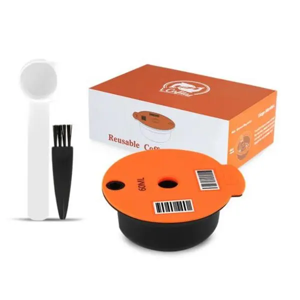 iCafilas 60ml Reusable Tassimoo Coffee Capsule Pod Cup Filter Crema Refillable for Machine BOSCH