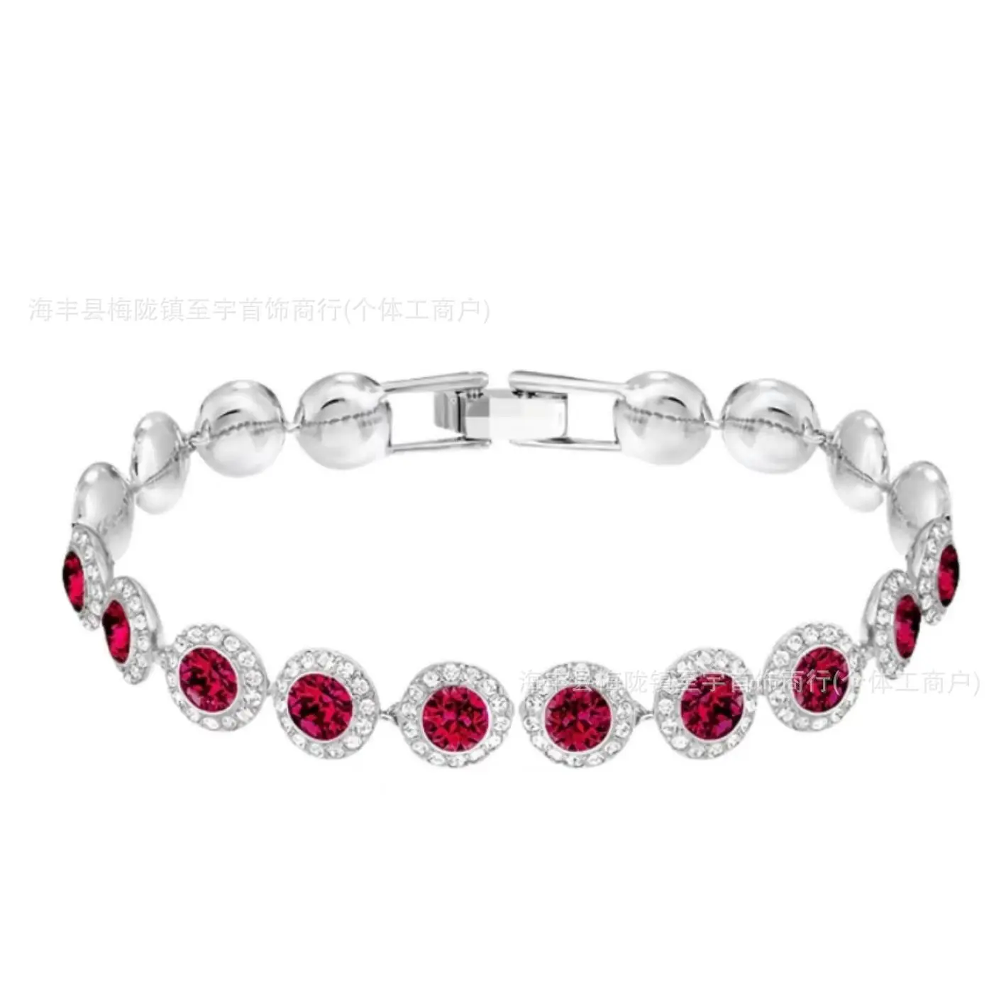 Red Crystal Roman Bracelet
