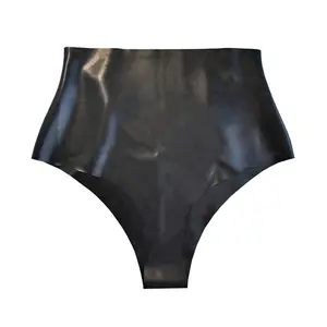 Pure Natural Latex One-piece molded high-waisted underwear