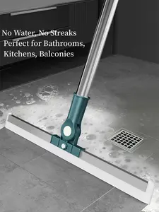 Magic Mop | 3-Piece Kit All Surface Sweeper and Squeegee for Wet and Dry Cleaning Dust, Dirt, Liquids, Pet Hair, Tile, Hardwood Floors