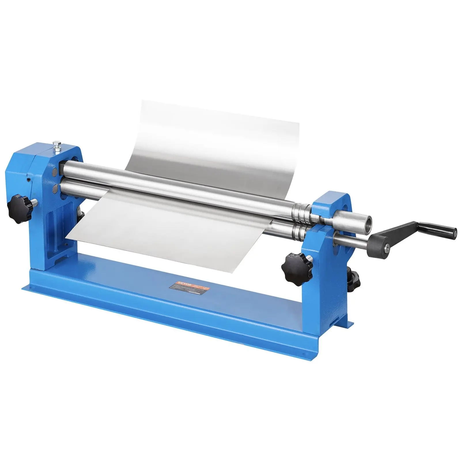 Slip Roll Machine 24-Inch Forming Width, 16-Gauge Capacity, Sheet Metal Slip Roller Rolling Bending Machine, With Two Detachable Rollers For Low Carbon Steel, Copper, Aluminum Alloy Sheet