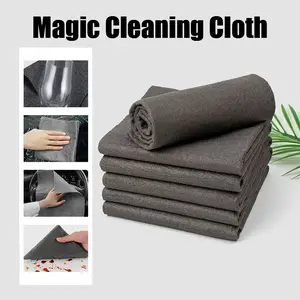 Magic Cleaning Cloth 10 Counts Thickened Microfiber Streak Free Reuseable Multipurpose for Glass Kitchen Vehicle Windows