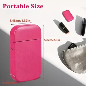 Pink Flame Torch Lighter Windproof Refillable Butane Lighters with & - Heavy-Duty Metal Outdoor BBQ Lighter Suitable for Camping, Candles, Grilling - for Girls, Women, Mothers  (Butane Gas Not Included)
