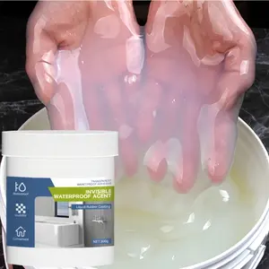 Invisible Waterproof Adhesive, Transparent Balcony Railing Sealant for Wet Metal Wood Concrete, Multi-Use Durable Moisture Protection