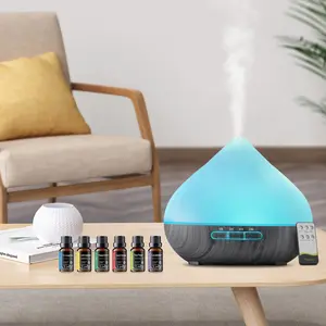 500ml Remote Control Aroma Diffuser, Humidifier & Mood Light with Essential Oils