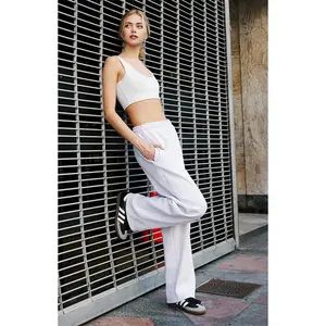 John Galt Women's Light Gray Soft Anastasia Sweatpants