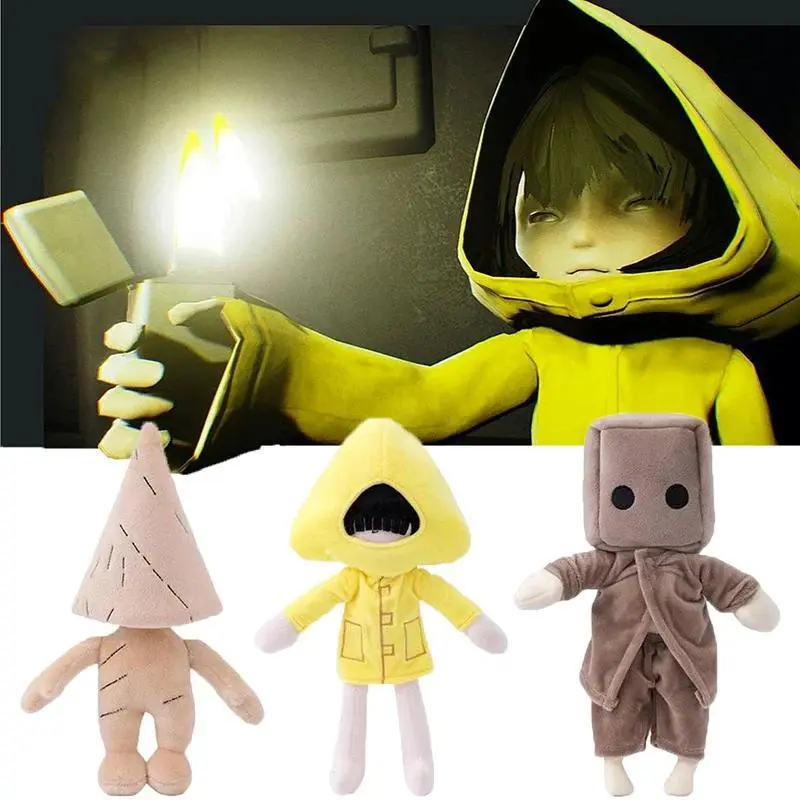 Anime Little Nightmares Plush Toy Cartoon Six Nomes Box Plushie Figure Adventure Game Stuffed Dolls Fan Collection Xmas Gifts popular