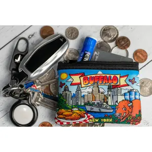 Buffalo Change Zipper Wallet