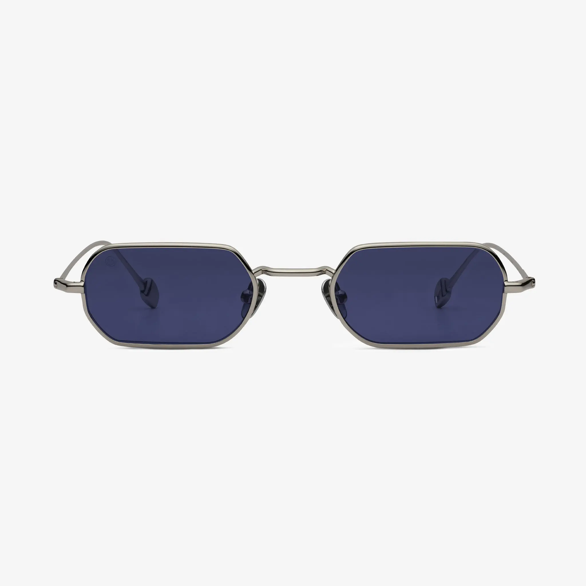 HEX Metal Hexagon Frame Sunglasses, Double Rim Design, Precision Fit, Stylish Accessory for Balanced & Stylish Distortion, Distinctive Skewed Look