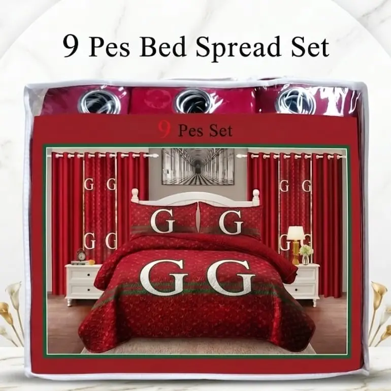 9  G pcs bedspread