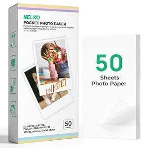 2X3 Photo Paper for Nelko PP01/PP03 Mini Photo Printer Adhesive Backed Instant Printerscanner 30-100 Sheets Crisp Colors Peel & Stick Backing TikTokShopBlackFriday