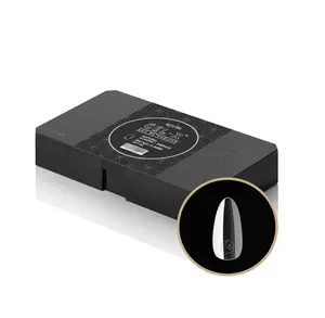 Apres Gel-X Soft Gel Tip Box | Natural Almond | 500pc Gel-X Tips, 11 Sizes 00-9, Premium Quality (Natural Almond Medium)