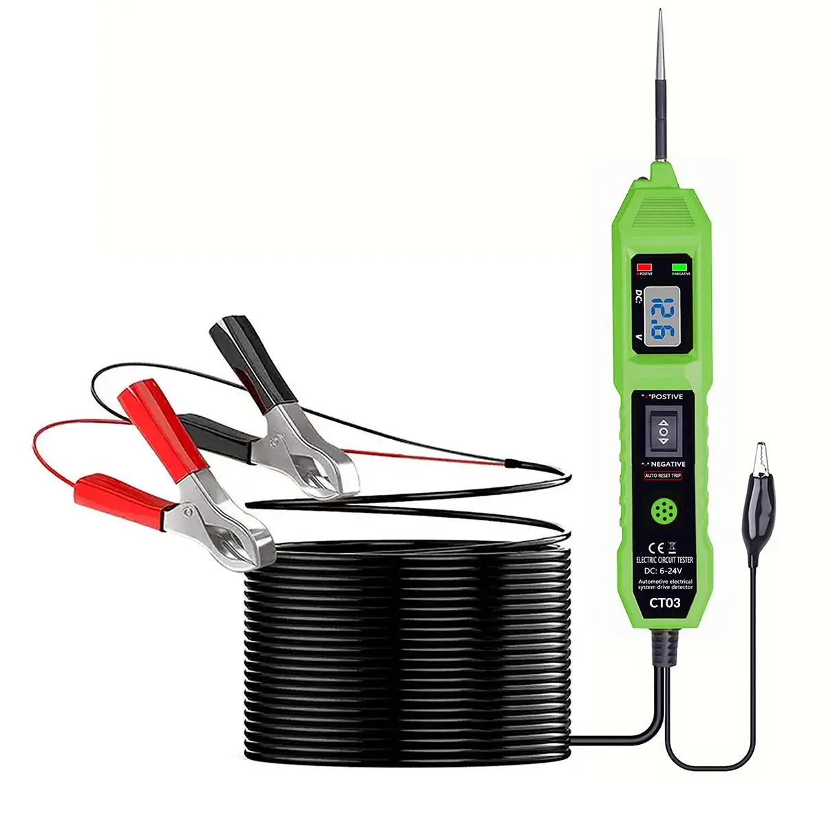 Automotive Circuit Tester, Multifunctional Drive Detector, Circuit Switch, Electrical System Diagnostic Tool, Car Inspection Tool, Automotive Continuity Tester, Automotive Relay Tester, Dc Circuit Tester