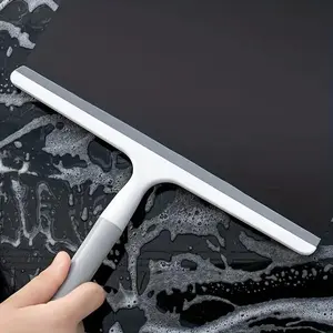 Handheld Shower Scraper, Glass Squeegee, Home Cleaning Tool, Window Cleaner, Water Removal Blade, Suitable for Shower Doors, Bathroom, Windows, Car Glass