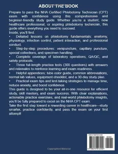 NHA Phlebotomy Study Guide 2025–2026: Complete CPT Exam Prep with Practice Q&As, and Proven Strategies for Passing the Certified Clinical