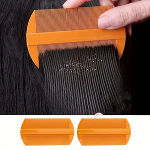 2pcs Lice Comb, Extra Dense Teeth to Remove Lice and Nits, Comb Tool to Remove Dandruff, Hair