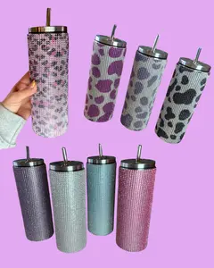 Rhinestone Tumbler 20oz Cups