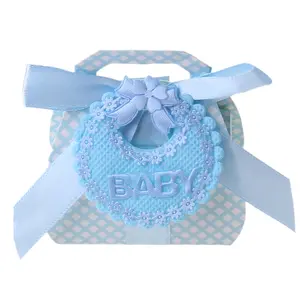 12Pcs Candy Boxes with Ribbon for Baby Shower Christening Party Favor Gift DIY