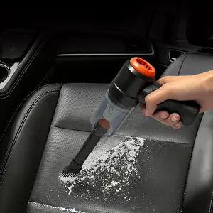 Wireless Mini Handheld Car Vacuum Cleaner, Portable Lightweight Cleaning Tool, Cordless with Blower and Manual Pump, Ideal for Home Office Car Pet Hair