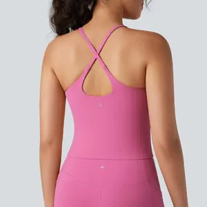 Halara UltraSculpt U Neck Yoga Tank Top