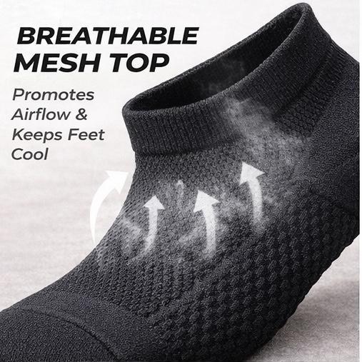 Breathable low-cut ankle socks, cushioned no-show socks, suitable for running, gym workouts, and everyday wear