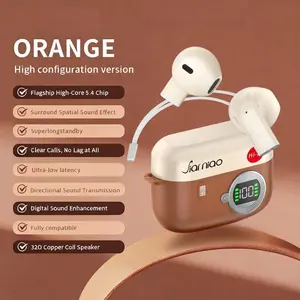 Mokata2026 High-Config TWS Earbuds, Flagship Bluetooth 5.4 Chip, 320 Copper Coil Speaker, Spatial Surround Sound, LED Display, Ultra-Low Latency, Super Long Standby, Clear Call, Universal Compatibility Wireless Music Earphones