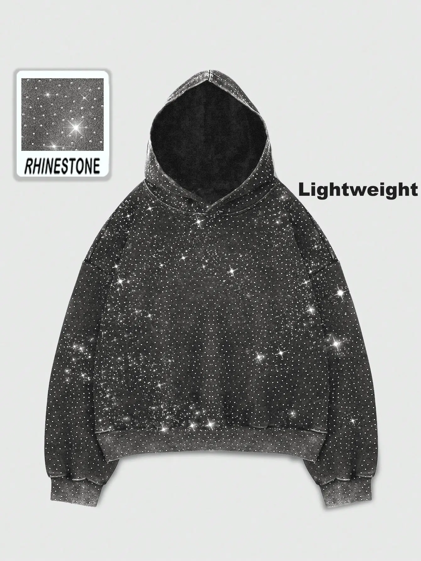 Glittery hoodie - TikTok Shop