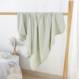 Organic Cotton Pointelle Swaddle Blanket