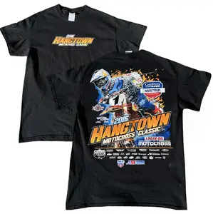 Vintage 2016 Hangtown Motocross National T-Shirt, Motocross National T-Shirt, Perfect for Car Enthusiasts, Top Cotton Menswear, Gift For Men& Women