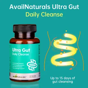 7 Day Cleanse - Gut & Colon Support｜Advanced Formula with Senna leaf extract & Cassia seed｜Contains 2.5 Billion Probiotics｜Dietary Fiber for Digestive Health｜30 capsules Fitness Healthcare