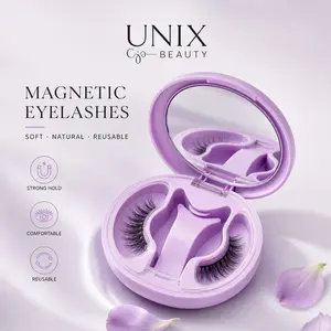 Unix Beauty Soft Magnetic Eyelash Set - 1-Box with Versatile Styles, Lightweight Reusable Clusters, Waterproof, No-Glue Makeup Cosmetic, Perfect Gift for Girlfriend (Beauty & Personal Care, False Eyelashes)