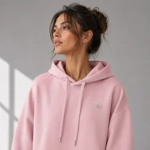 Alo Yoga Accolade Hoodie Ballet Pink Women