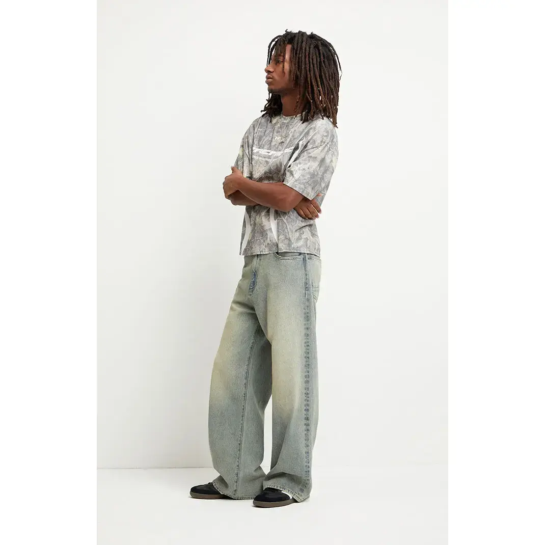 Pacsun Men's Blake Extreme Baggy Jeans Light Blue Tinted