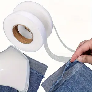 2pcs Non-Woven Beveled Slug Lining Heated Adhesive Lining Strip Middle Strip Garment Fabric Ironing Stitched Lining Strip for Clothing Patchwork and DIY Crafts