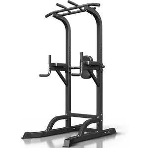 Power Tower Pull Up Bar and Dip Station, Multi-Function Home Gym, Strength Training Fitness Equipment, Height Adjustable