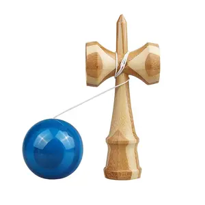 Kendama Premium Retro Classic Multi-Skill Ball, Swordsmanship and Catch Training for Hand Coordination & Balance Exercise, Sports Fitness Equilibrium Ball, 5 Color Options