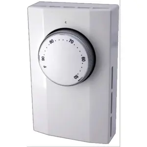 K102 Double Pole Wall Thermostat, White