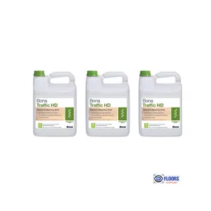Bona Traffic HD Commercial Water-Based Liquid Floor Finish, Durable, Easy-Clean Flooring Coating, Hard Floor Cleaner