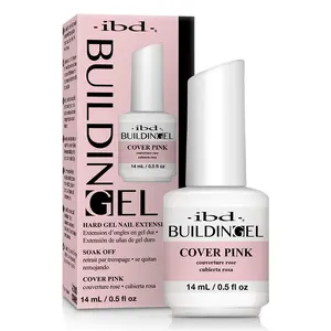 IBD Building Gel Hard Gel Nail Extension Cover Pink 0.5 oz for Precise Nail Care & DIY Enthusiasts
